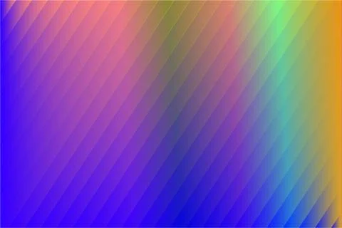 Abstract colorful rainbow gradient diagonal stripes background with vibrant.. Stock Illustration