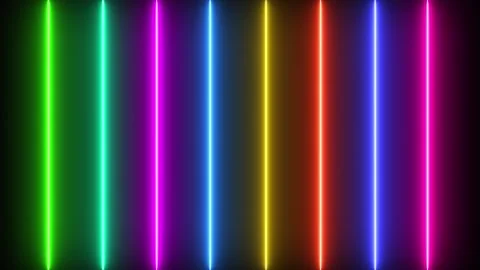 Abstract colorful rainbow light wave background with vibrant gradient stripes 스톡 동영상 339306181