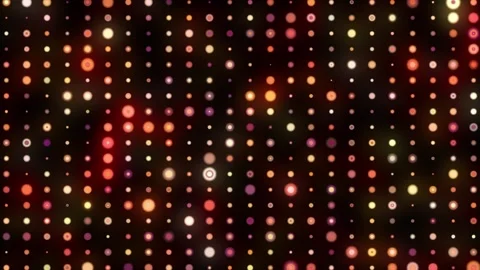 Abstract Colorful Random Animated Glowing Dots Distorted Pattern. Seamless Stock Footage 248982883