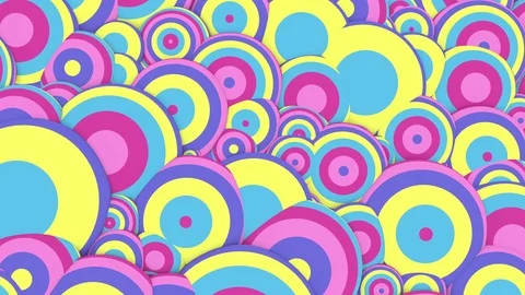 Abstract colorful random spheres Video stock 102420427