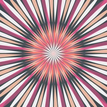 Abstract Colorful Rays Retro Background Vector Stock Illustration