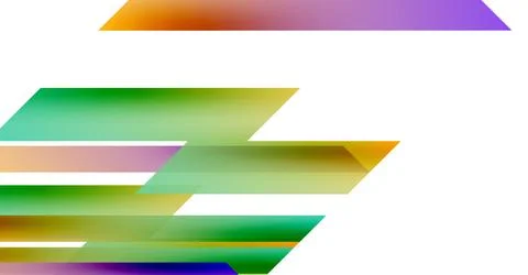 Abstract colorful rectangles overlap, creating dynamic visual composition. Illustrazione stock