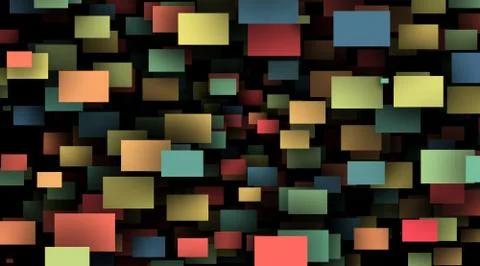 Abstract colorful rectangles shape pattern background illustration. Stock Illustration