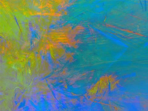 Abstract colorful rectangular background with fractal pattern Illustrazione stock