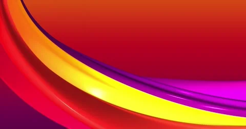 Abstract colorful, red neon, gradient background with dynamic colorful 3d lines Stock Footage 167434495