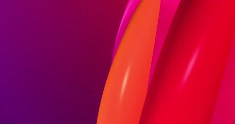 Abstract colorful, red neon, gradient background with dynamic colorful 3d lines Видео 167803697