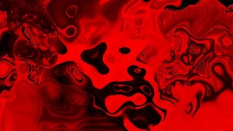 Abstract Colorful Red Paint Ink Explode Diffusion Psychedelic Blast Movement Stock Footage