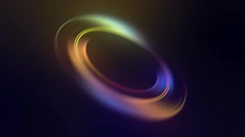 Abstract colorful ring background video in 4K 60FPS 動画素材 240951289
