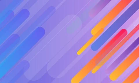 Abstract colorful rounded background. Illustrazione stock
