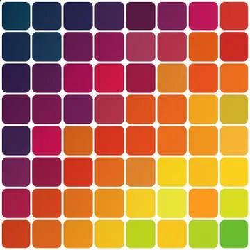 Abstract colorful rounded squares background. vector, eps10 Stock-Illustration