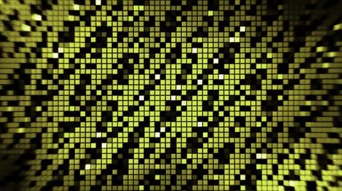 Abstract colorful running pixels background, seamless loop. Design. Zigzag Stock Illustration