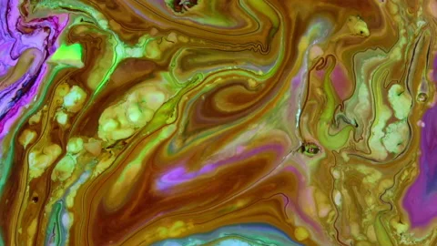 Abstract Colorful Sacral Liquid Waves Texture 392 Stock Footage 180986044