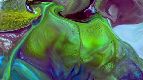 Abstract Colorful Sacral Liquid Waves Texture 497 Stock Footage 190202008