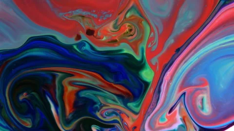 Abstract Colorful Sacral Liquid Waves Texture 841 Stock Footage 201225227