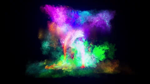 Abstract Colorful Seamless Background. Stock Footage 260430260