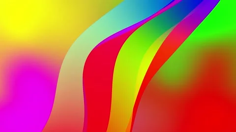 Abstract colorful seamless loop smooth wave background Stock Footage 171016155