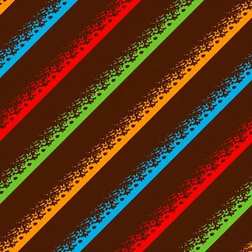 Abstract colorful seamless pattern background with grunge lines vector illust Stock-Illustration