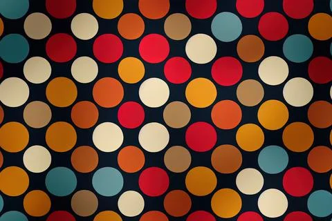 Abstract colorful seamless pattern illustration, Fabric motif texture repeated Stock Illustration