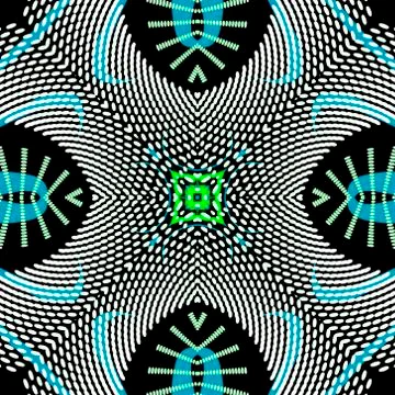 Abstract colorful seamless pattern. Repeat kaleidoscope background. Repeat sy Illustrazione stock