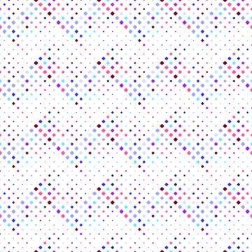 Abstract colorful seamless rounded diagonal square pattern background Stock Illustration