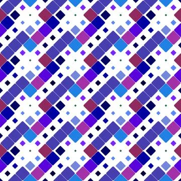 Abstract colorful seamless rounded square pattern background design 스톡 일러스트