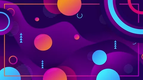 Abstract colorful shape background. Neon Colors and Liquid gradients. Stock Footage 239828467