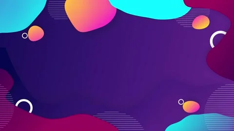 Abstract colorful shape background. Neon Colors and Liquid gradients. Stock Footage 239829454