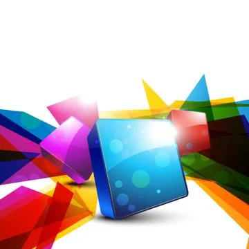 Abstract colorful shape Stock Illustration