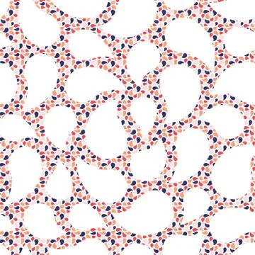 Abstract colorful shape seamless pattern Stock Illustration