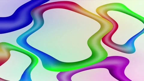 Abstract Colorful Shapes on Gradient Background Video stock 289124367
