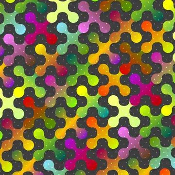Abstract colorful shapes pattern background Abstract colorful shapes patte... Foto stock