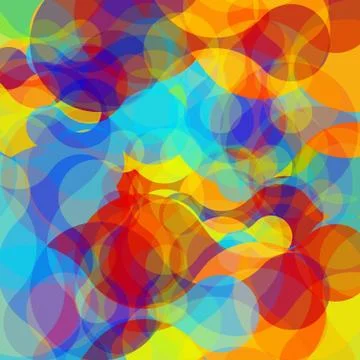 Abstract colorful shapes, vector. Stock Illustration