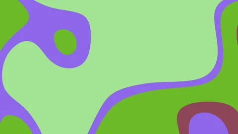 Abstract Colorful Shapes Video Loop. Stock Footage 325021042