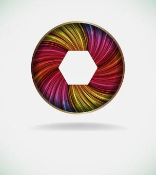 Abstract colorful shutter Stock Illustration
