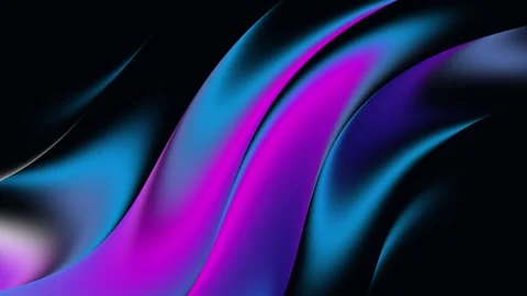 Abstract Colorful Silk Gradient Flow Loop 4K Stock Footage 340875889