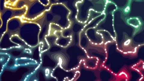 Abstract Colorful Slow Motion Background. Seamless animation loop Stock Footage 196102189