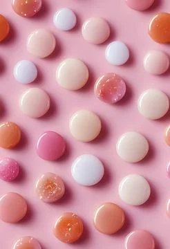Abstract colorful small stones pattern Stock Illustration
