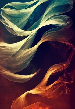 Abstract colorful smoke pattern Stock Illustration