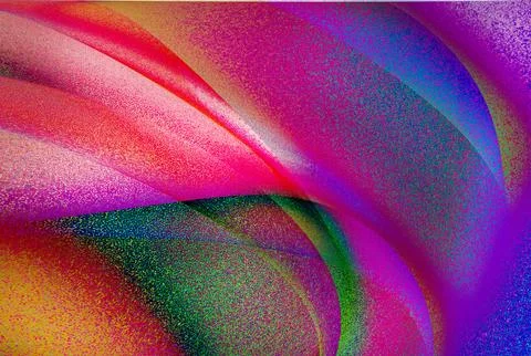 Abstract colorful smooth waves, soft grainy texture with flowing shapes for.. Stock Illustration