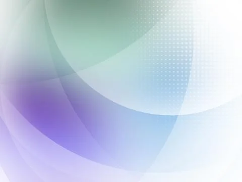 Abstract Colorful Soft Background with Circles and Halftone Illustrazione stock