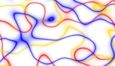 Abstract colorful spectrum thin linear abstract curved wavy wide pattern for Stock Photos