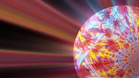 Abstract colorful sphere Illustrazione stock