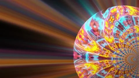 Abstract colorful sphere 스톡 일러스트