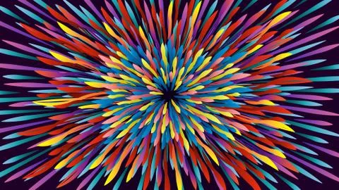 Abstract colorful splash background Illustrazione stock