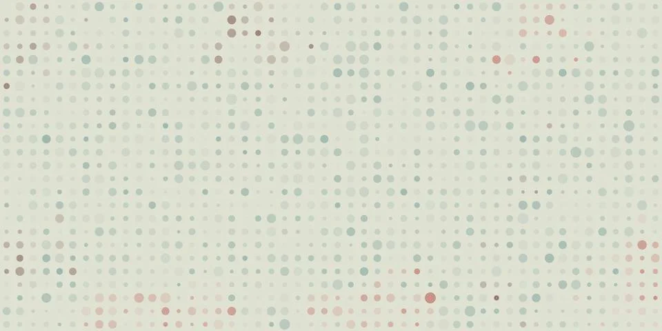 Abstract Colorful Spotted Pixels Pattern  - Geometric Mosaic Texture, Gener.. Stock Illustration