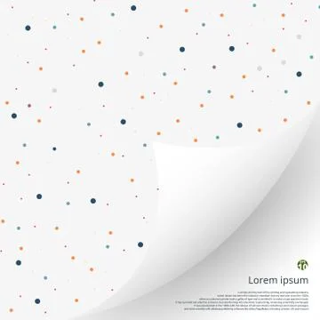 Abstract of colorful spread dots background. 스톡 일러스트