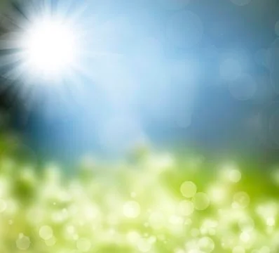 Abstract colorful spring background Stock Illustration