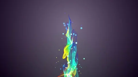 Abstract Colorful Sprout Stock Footage 76019677