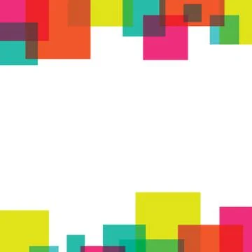 Abstract Colorful Square Background Stock Illustration