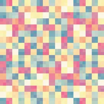 Abstract colorful in square box pattern background. Stock Illustration